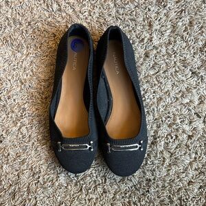 Nautica Women's Black Ballet Flats